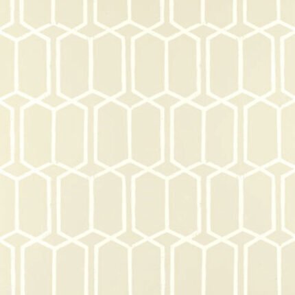 MODERN TRELLIS ALABASTER Wallpaper by Schumacher