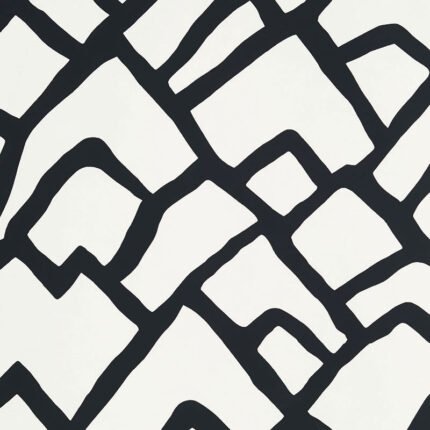 ZIMBA EBONY Wallpaper by Schumacher