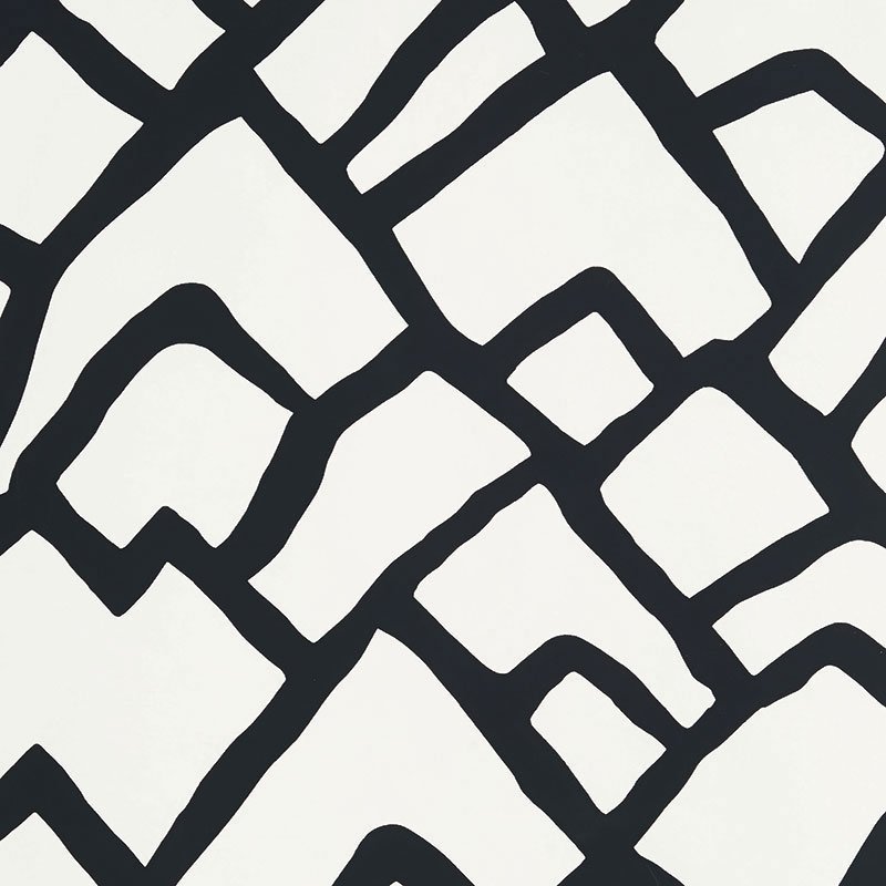 5003308.jpg ZIMBA EBONY Wallpaper by Schumacher - Image 1