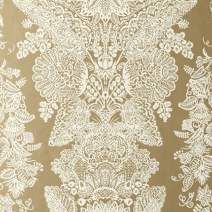 LACE CHAMPAGNE Wallpaper by Schumacher