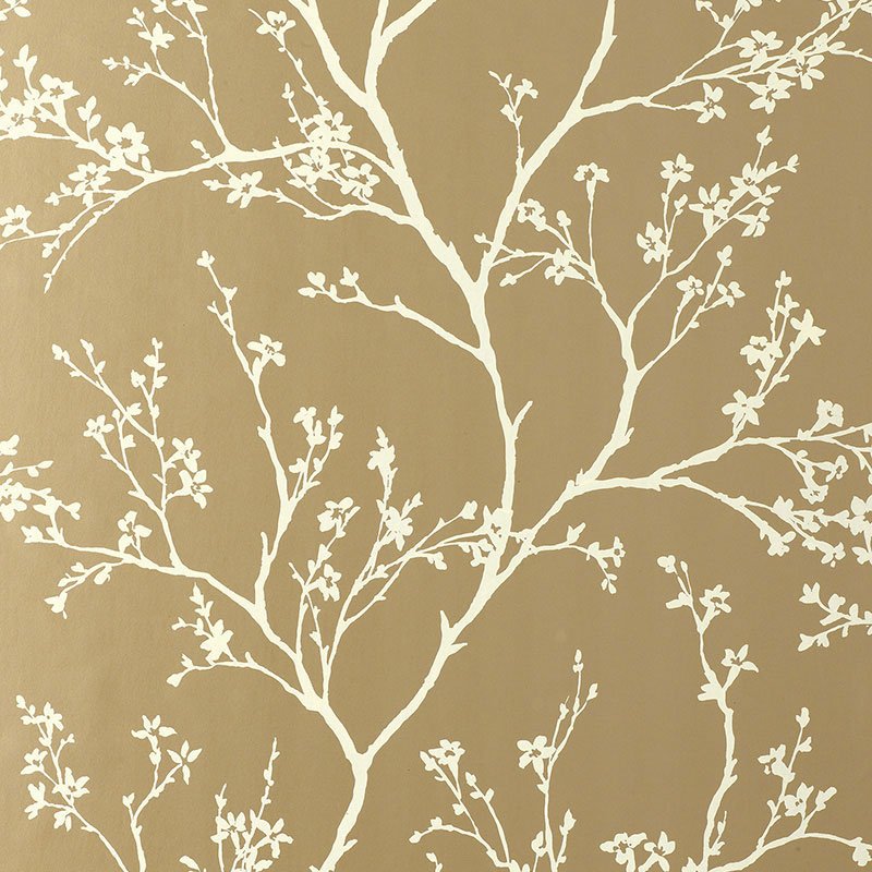 5003341.jpg TWIGGY CHAMPAGNE Wallpaper by Schumacher - Image 1