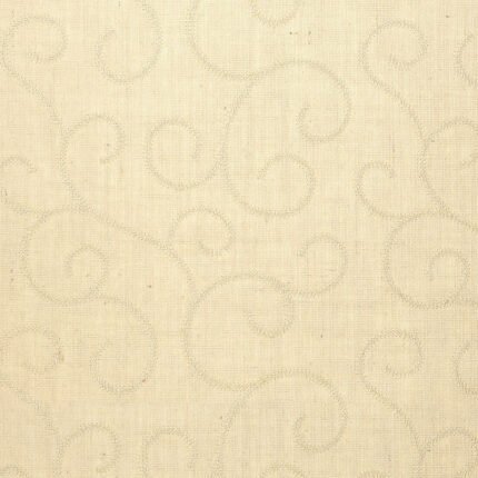 ADHAFERA SCROLL OATMEAL Wallcovering by Schumacher