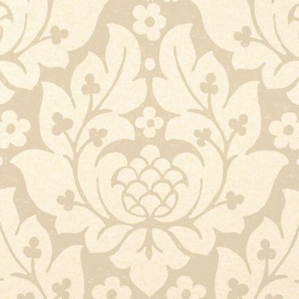 FIORE DAMASK LINEN Wallpaper by Schumacher