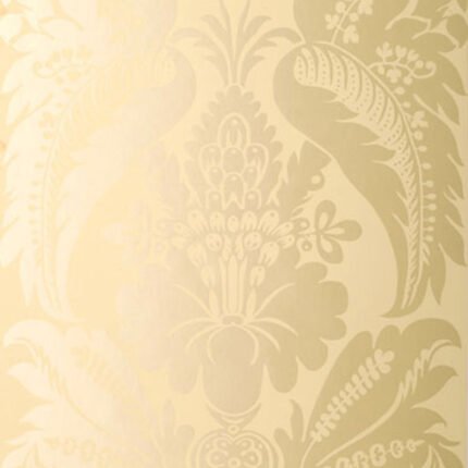 MONTEBELLO DAMASK ECRU Wallpaper by Schumacher