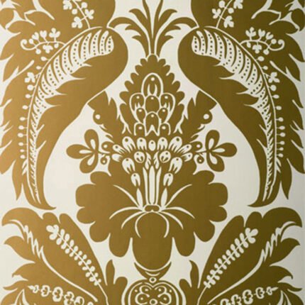 MONTEBELLO DAMASK SLATE Wallpaper by Schumacher