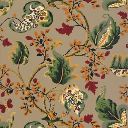 FOX HOLLOW MULTI ON FLANNEL Wallpaper by Schumacher