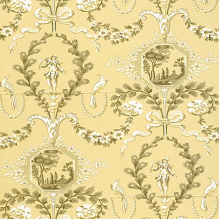 JESTER ARABESQUE SUNLIGHT Wallpaper by Schumacher Perennial Favorites Wallpaper SCH-5004112