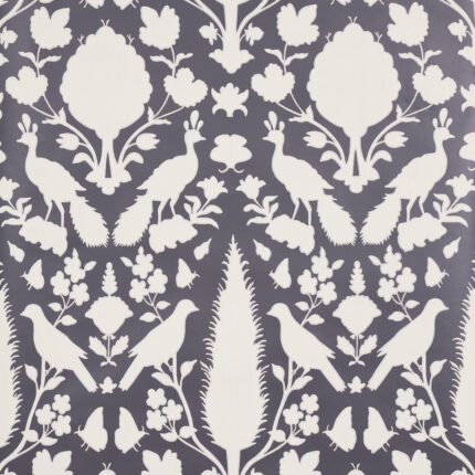 CHENONCEAU CHARCOAL Wallpaper by Schumacher