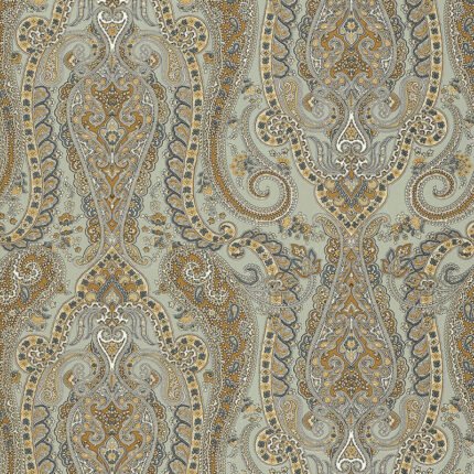 ISABELLA PAISLEY MINERAL Wallpaper by Schumacher