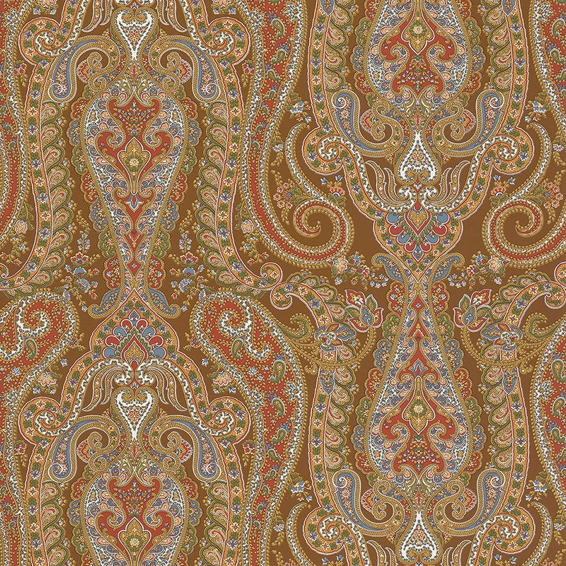5004181.jpg ISABELLA PAISLEY MINK Wallpaper by Schumacher Perennial Favorites Wallpaper SCH-5004181