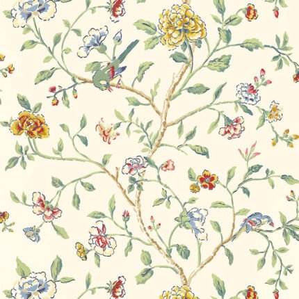 ANNABELLE VINE PRIMARY Wallpaper by Schumacher