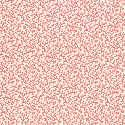 CORAL VINE GARNET Wallpaper by Schumacher