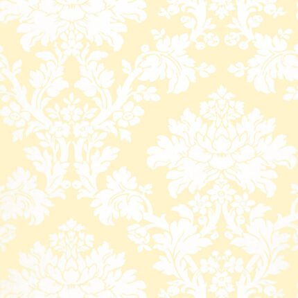 TIERNI DAMASK BUTTERCUP Wallpaper by Schumacher