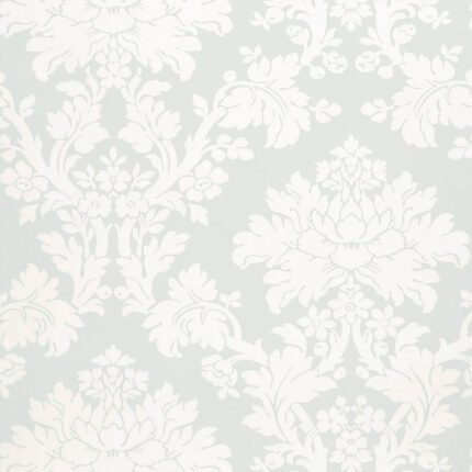 TIERNI DAMASK ROBIN'S EGG Wallpaper by Schumacher