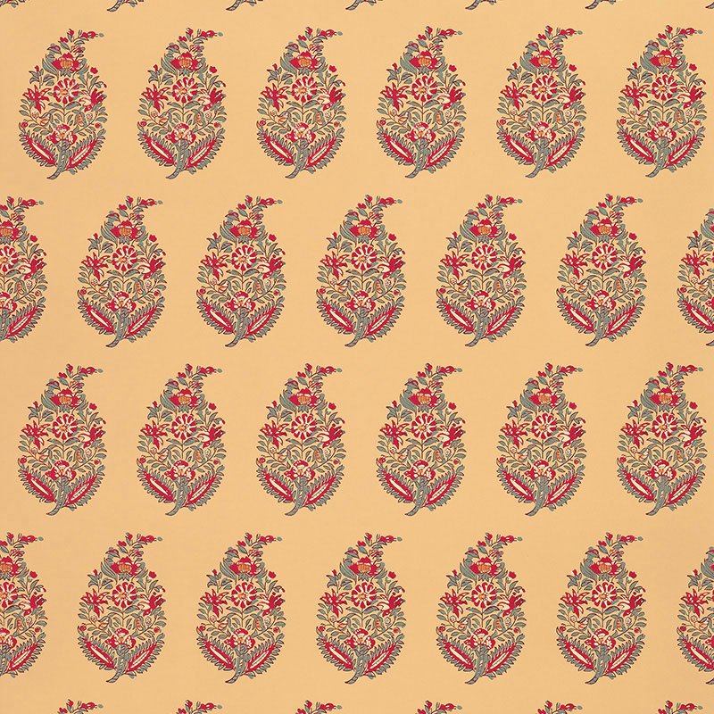 5004470.jpg RAJASTHAN PAISLEY JEWEL Wallpaper by Schumacher - Image 1