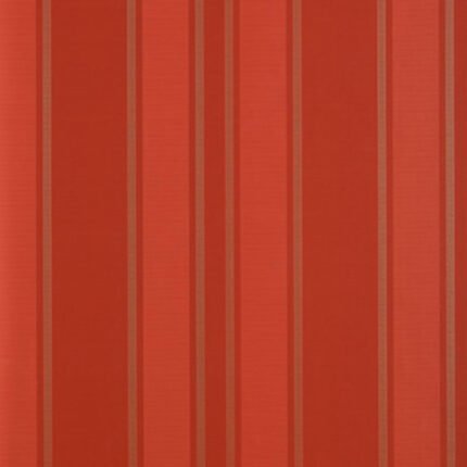 MORGAN STRIPE CORAL Wallpaper by Schumacher