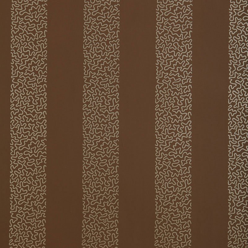 5004573.jpg Beekman Stripe TRUFFLE Wallpaper by Schumacher - Image 1