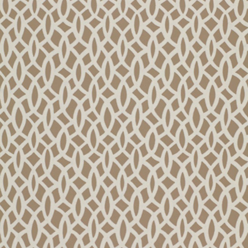 5004753.jpg CHAIN LINK FLAX Wallpaper by Schumacher - Image 1