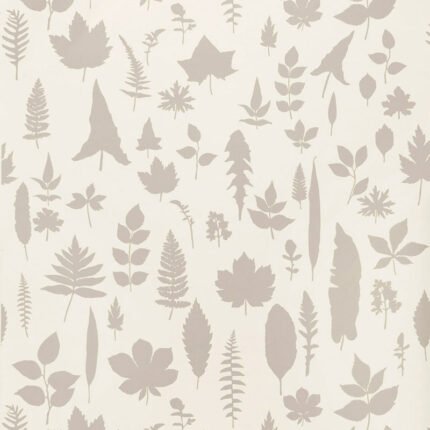 LEAVES PLATINUM Wallcovering by Schumacher