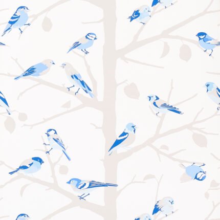 A-twitter BLUES Wallpaper by Schumacher