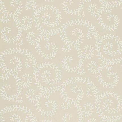 LEAFY SCROLL BONE Wallpaper by Schumacher