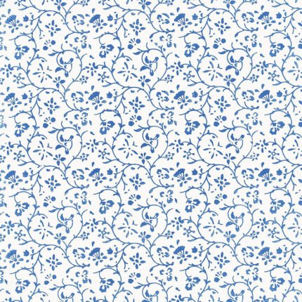 KYARA VINE DELFT Wallpaper by Schumacher