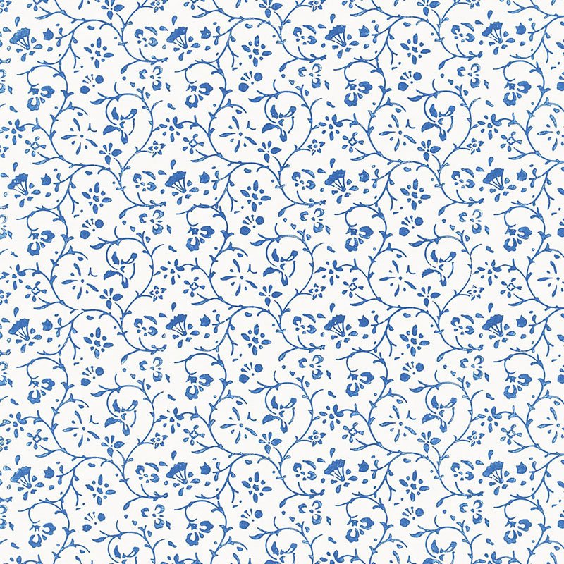 5005261.jpg KYARA VINE DELFT Wallpaper by Schumacher - Image 1