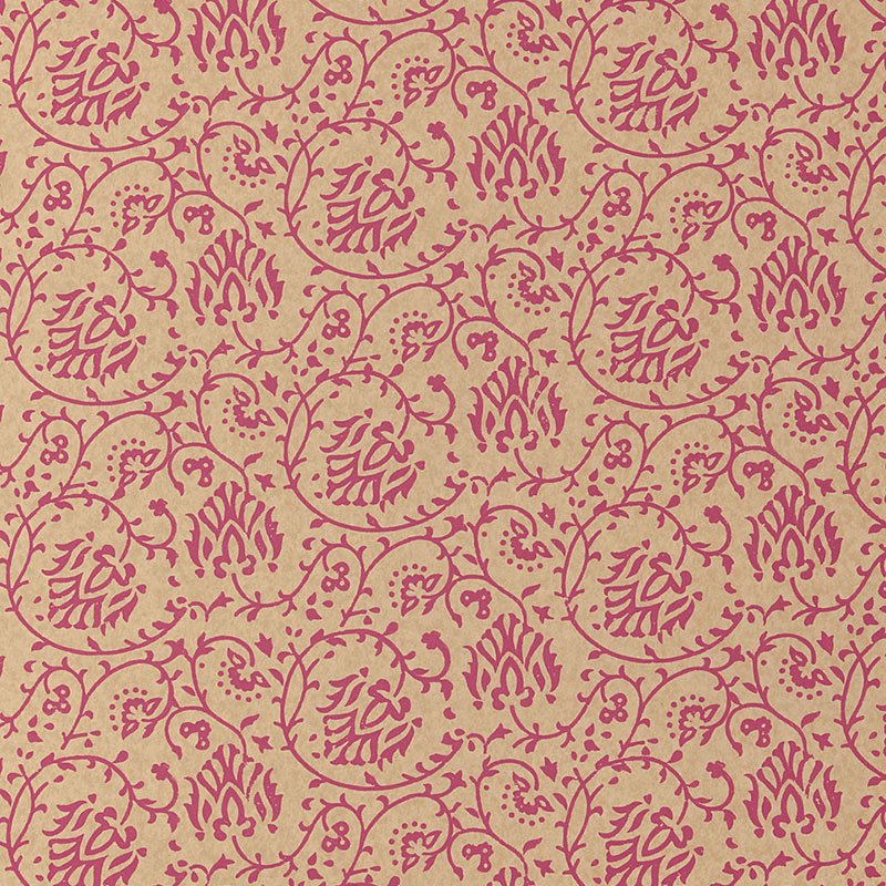 5005273.jpg SARANA VINE CERISE Wallpaper by Schumacher - Image 1