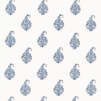 KERALA PAISLEY DELFT Wallpaper by Schumacher