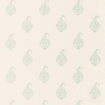 KERALA PAISLEY WATER BLUE Wallpaper by Schumacher