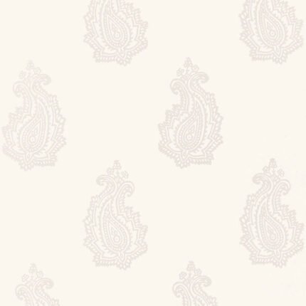 MADRAS PAISLEY OYSTER Wallpaper by Schumacher