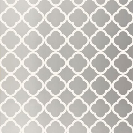 MOROCCO SILVER Wallpaper by Schumacher