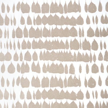 QUEEN OF SPAIN WARM SILVER Wallcovering by Schumacher