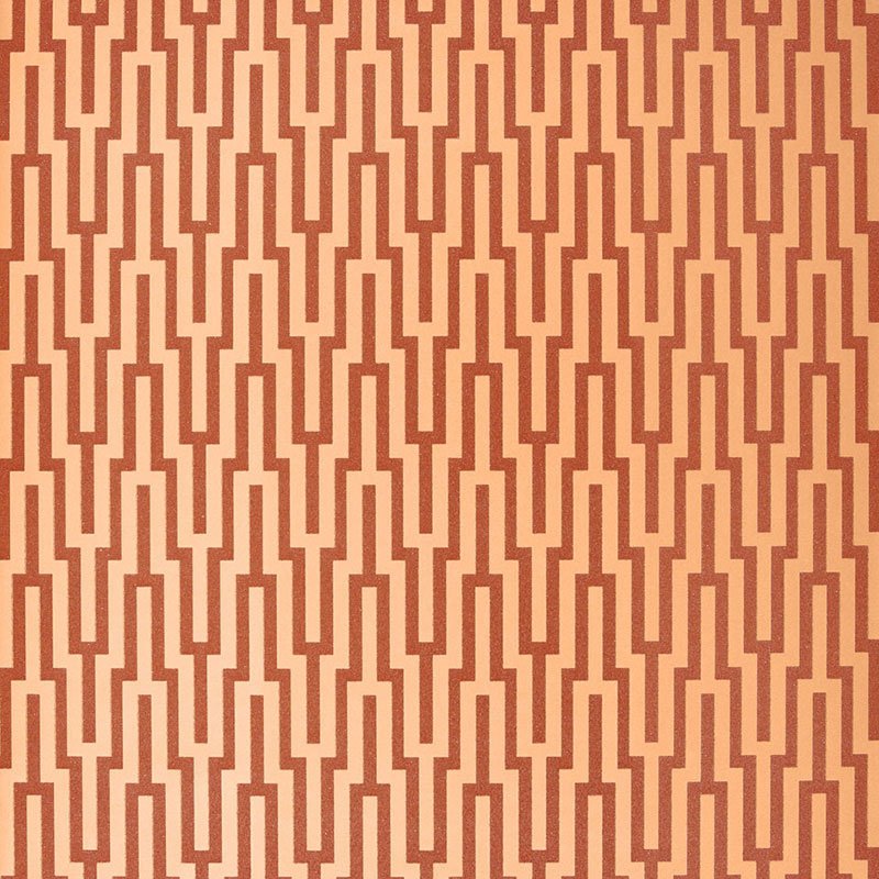 5005893.jpg METROPOLITAN FRET AMBER Wallpaper by Schumacher - Image 1