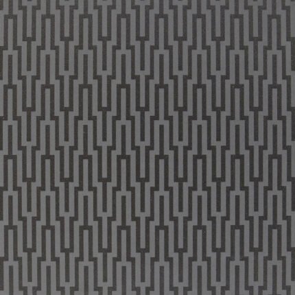 METROPOLITAN FRET BLACK PEARL Wallpaper by Schumacher