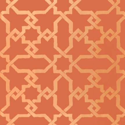 CORDOBA CINNABAR Wallpaper by Schumacher