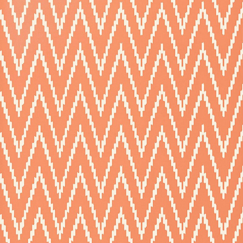 5005994.jpg KASARI IKAT TERRA COTTA Wallpaper by Schumacher - Image 1