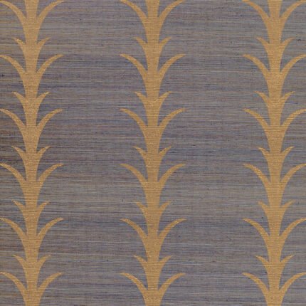 ACANTHUS STRIPE SISAL TURMERIC Grasscloth Wallcovering by Schumacher