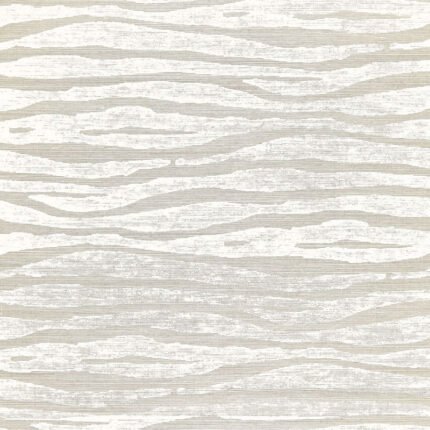 RIPPLE SISAL FOG & CHALK Grasscloth Wallcovering by Schumacher