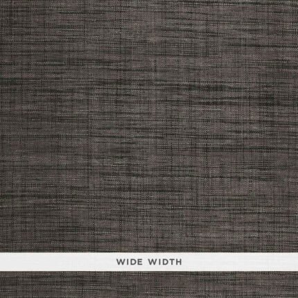 WESTON RAFFIA WEAVE CHARCOAL Wallpaper by Schumacher
