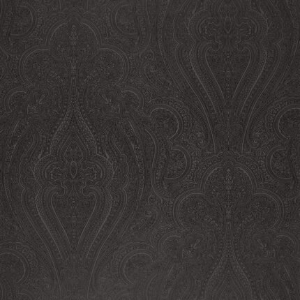 BRECKENRIDGE PAISLEY CHARCOAL Wallpaper by Schumacher