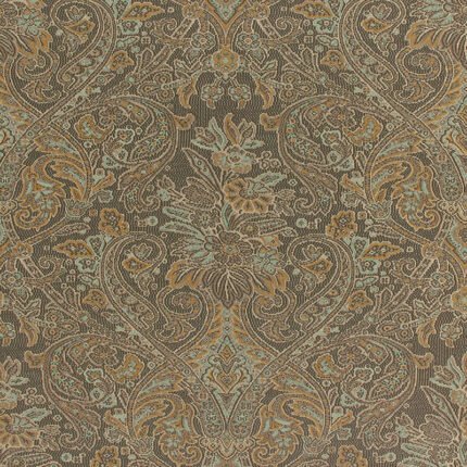 SINCLAIR PAISLEY JAVA Wallcovering by Schumacher