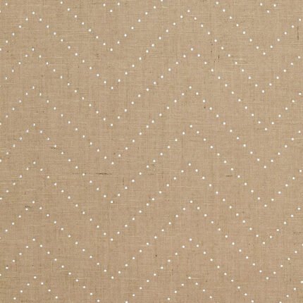 COLTON CHEVRON NATURAL / SILVER Wallcovering by Schumacher