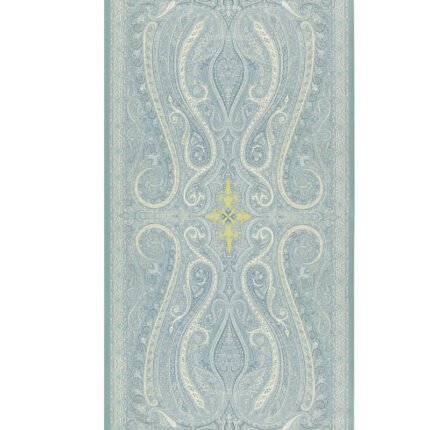 PASHA PAISLEY SKY Wallcovering by Schumacher