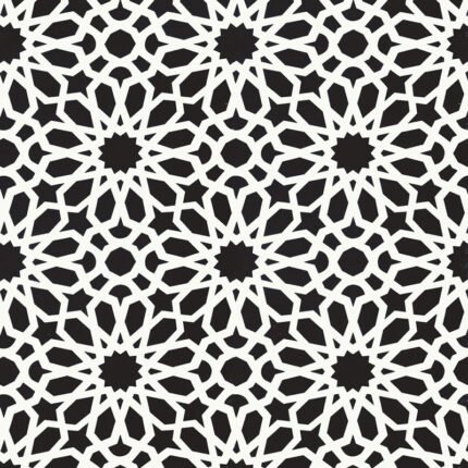 AGADIR SCREEN NOIR Wallpaper by Schumacher