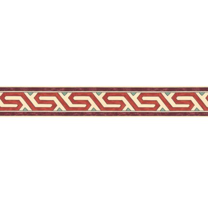 BOSPHORUS BORDER POMEGRANATE Wallcovering by Schumacher