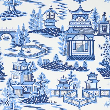 NANJING PORCELAIN Wallpaper by Schumacher