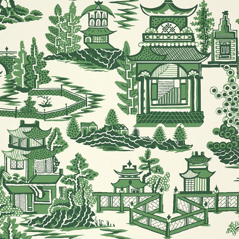 5006912.jpg NANJING JADE Wallpaper by Schumacher - Image 1