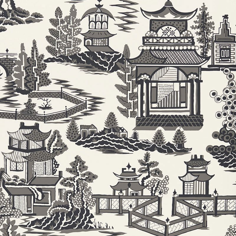 5006913.jpg NANJING SMOKE Wallpaper by Schumacher - Image 1