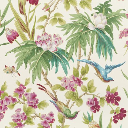 Seychelles IVORY Wallcovering by Schumacher